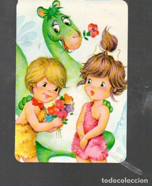 Coleccionismo Calendarios: CALENDARIO DE D.L.B. N&ordm; 28 DEL A&Ntilde;O 1984 PUBLICIDAD DE PIZZER&Iacute;AS SAPRI BONITO PAREJA PICAPIEDRAS