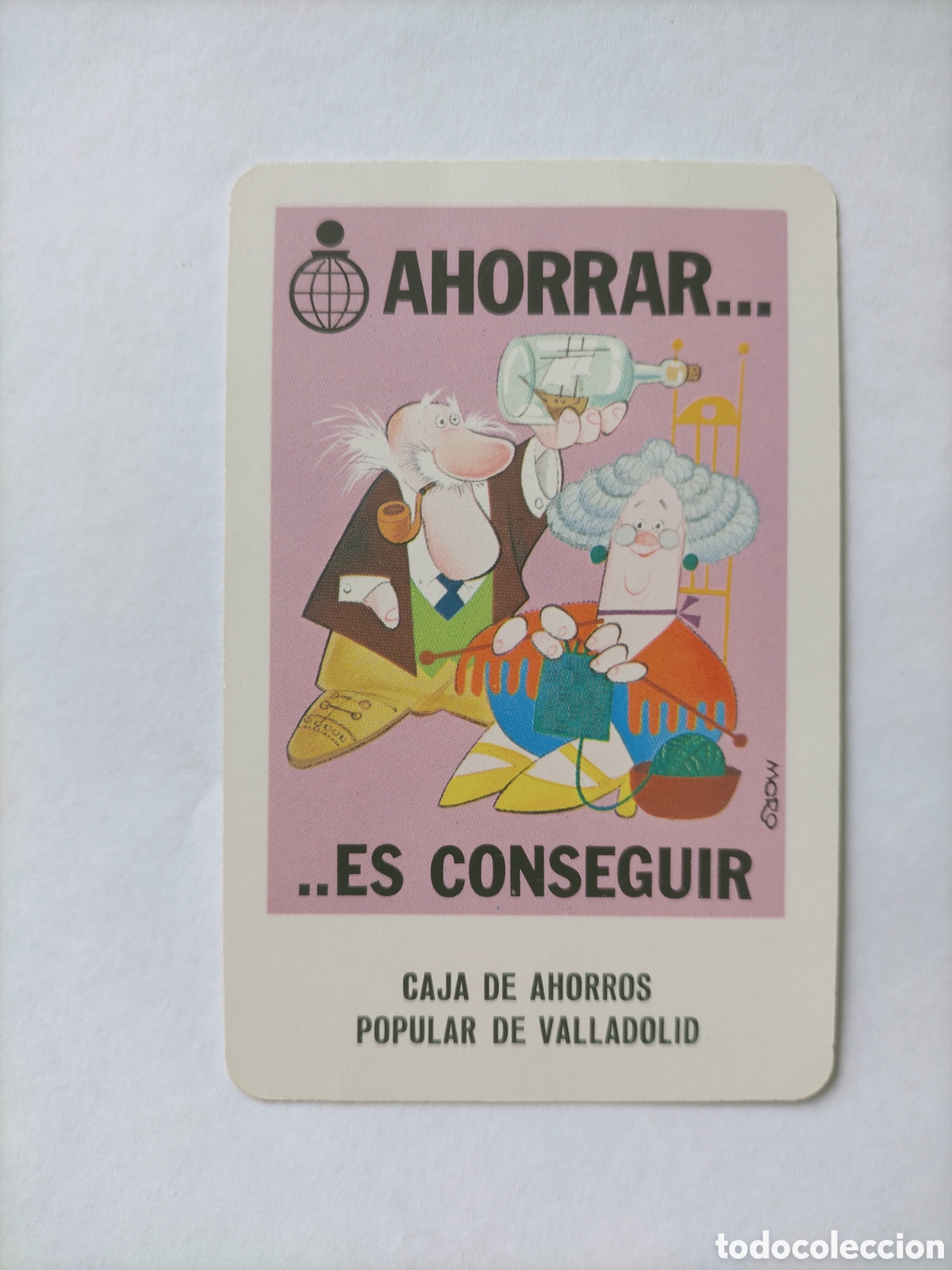 Coleccionismo Calendarios: Calendario fournier 1980 caja de ahorros de Valladolid