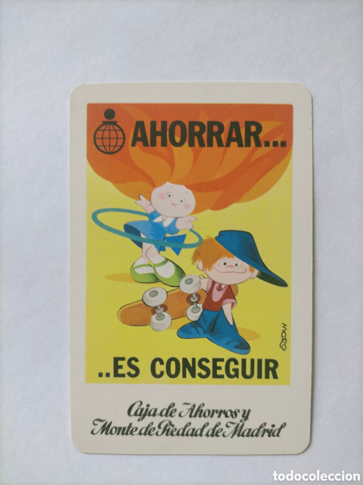 Coleccionismo Calendarios: Calendario fournier 1980 caja de ahorros de Madrid