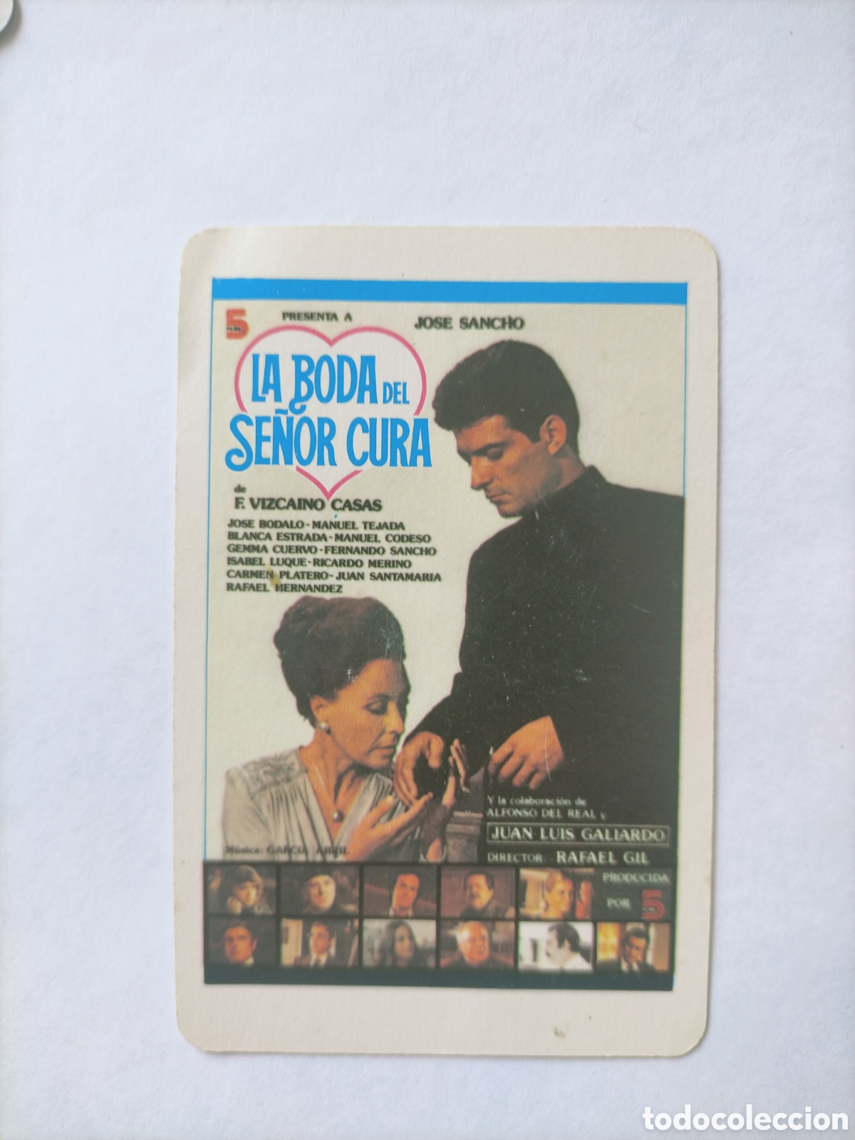 Coleccionismo Calendarios: Calendario fournier 1980 la boda del se&ntilde;or cura