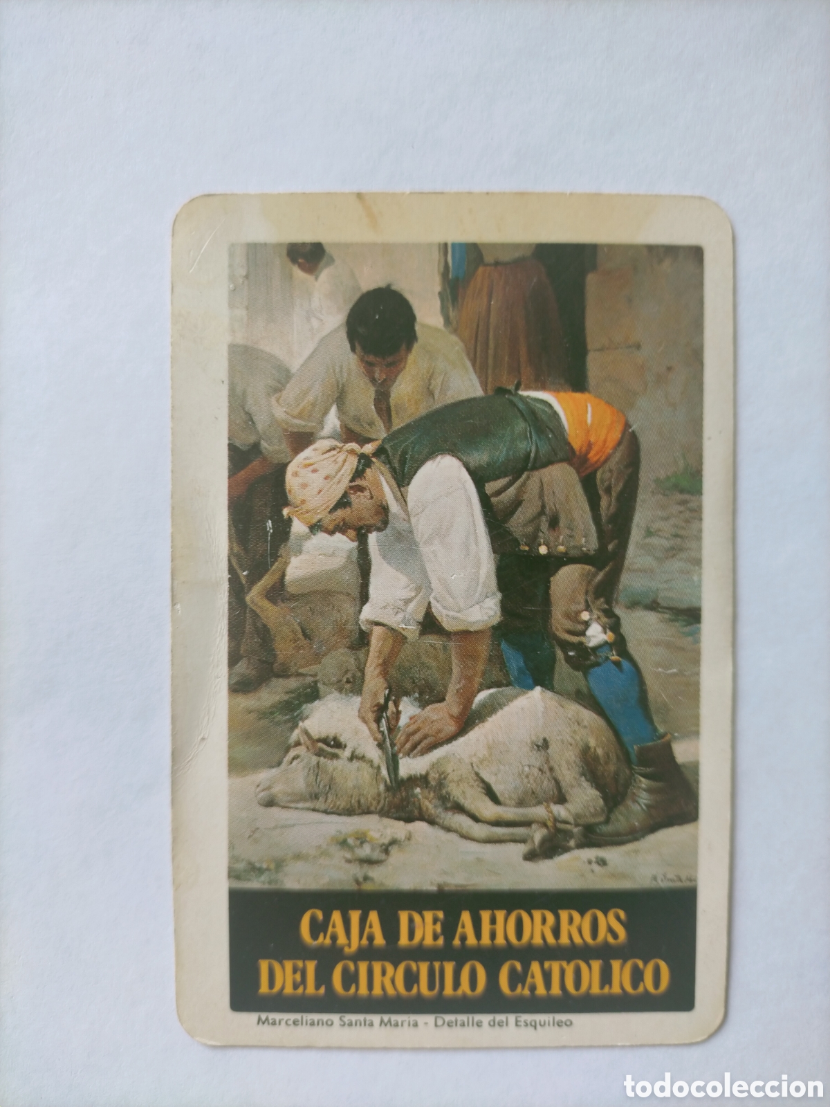 Coleccionismo Calendarios: Calendario fournier 1980 caja de ahorros C&iacute;rculo Cat&oacute;lico