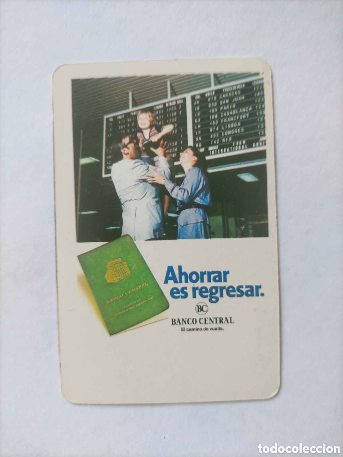 Coleccionismo Calendarios: Calendario fournier 1980 banco Central