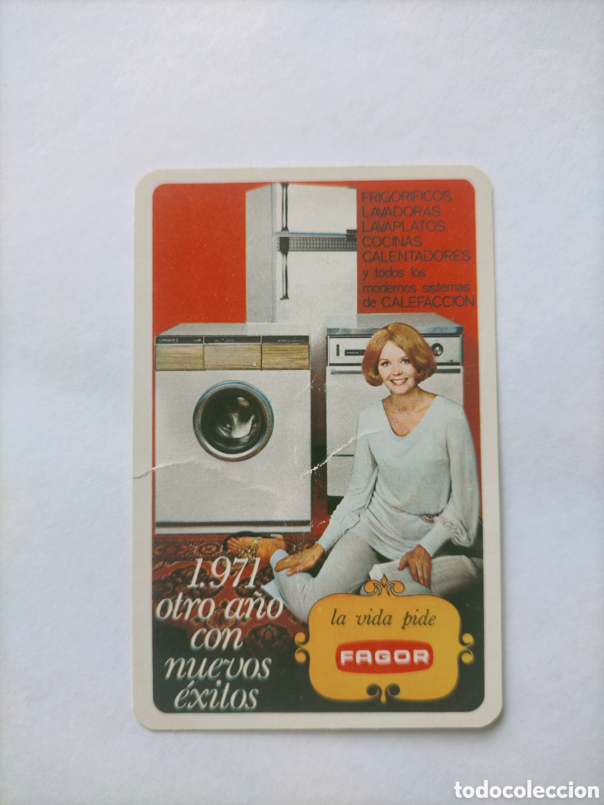 Coleccionismo Calendarios: Calendario fournier 1971 Fagor