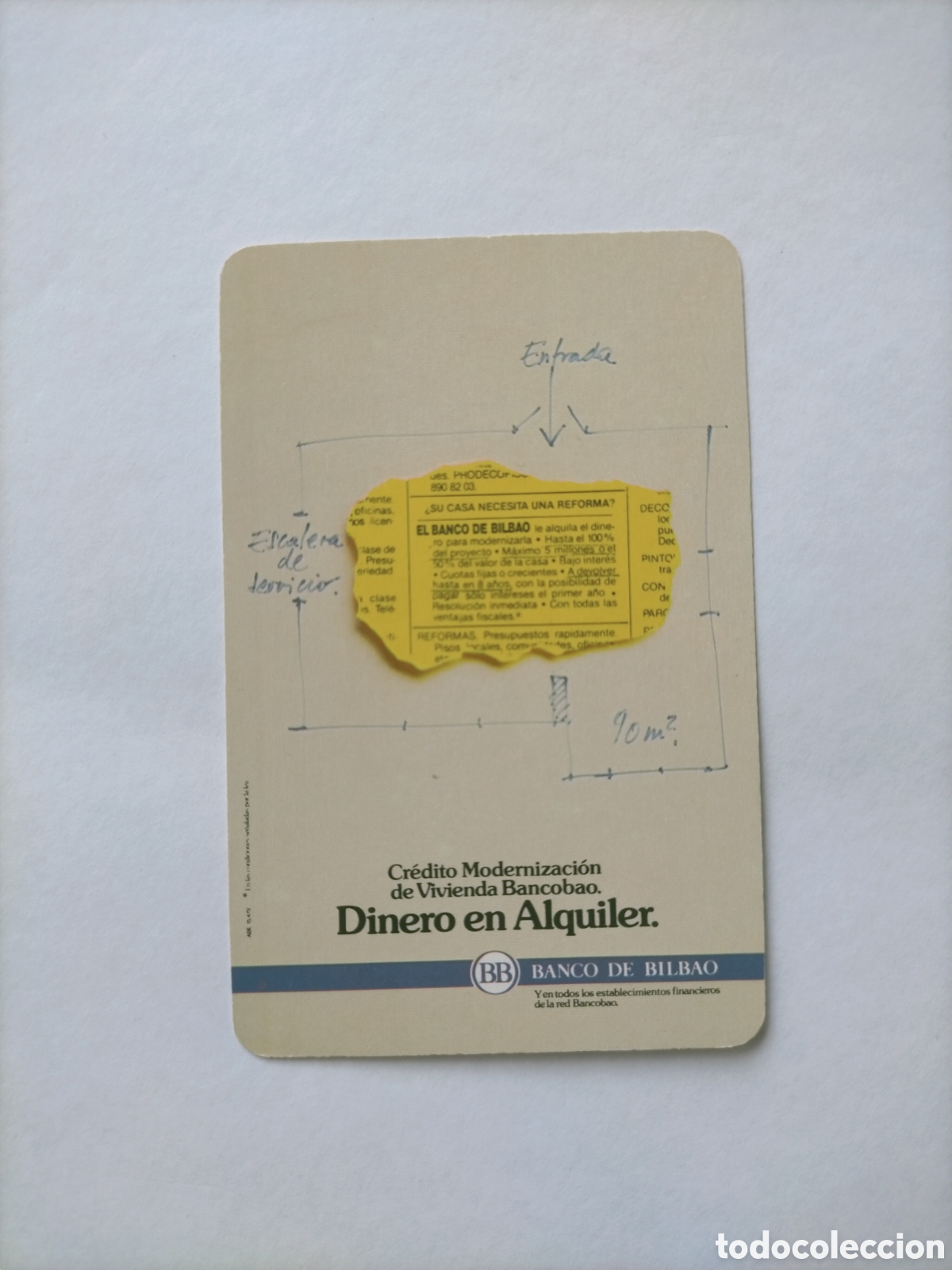 Coleccionismo Calendarios: Calendario fournier 1987 banco de Bilbao