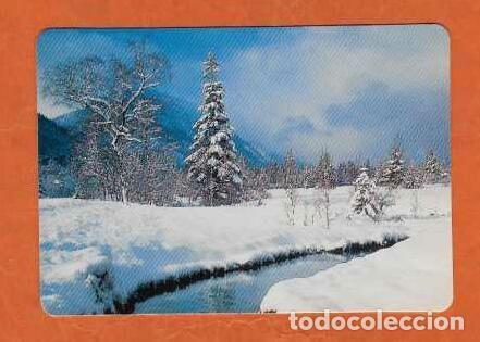 Coleccionismo Calendarios: CALENDARIO DE BOLSILLO A&Ntilde;O 2008 PAISAJE NEVADO - FUEGOS ARTIFICALES PEIRO - VER FOTO REVERSO