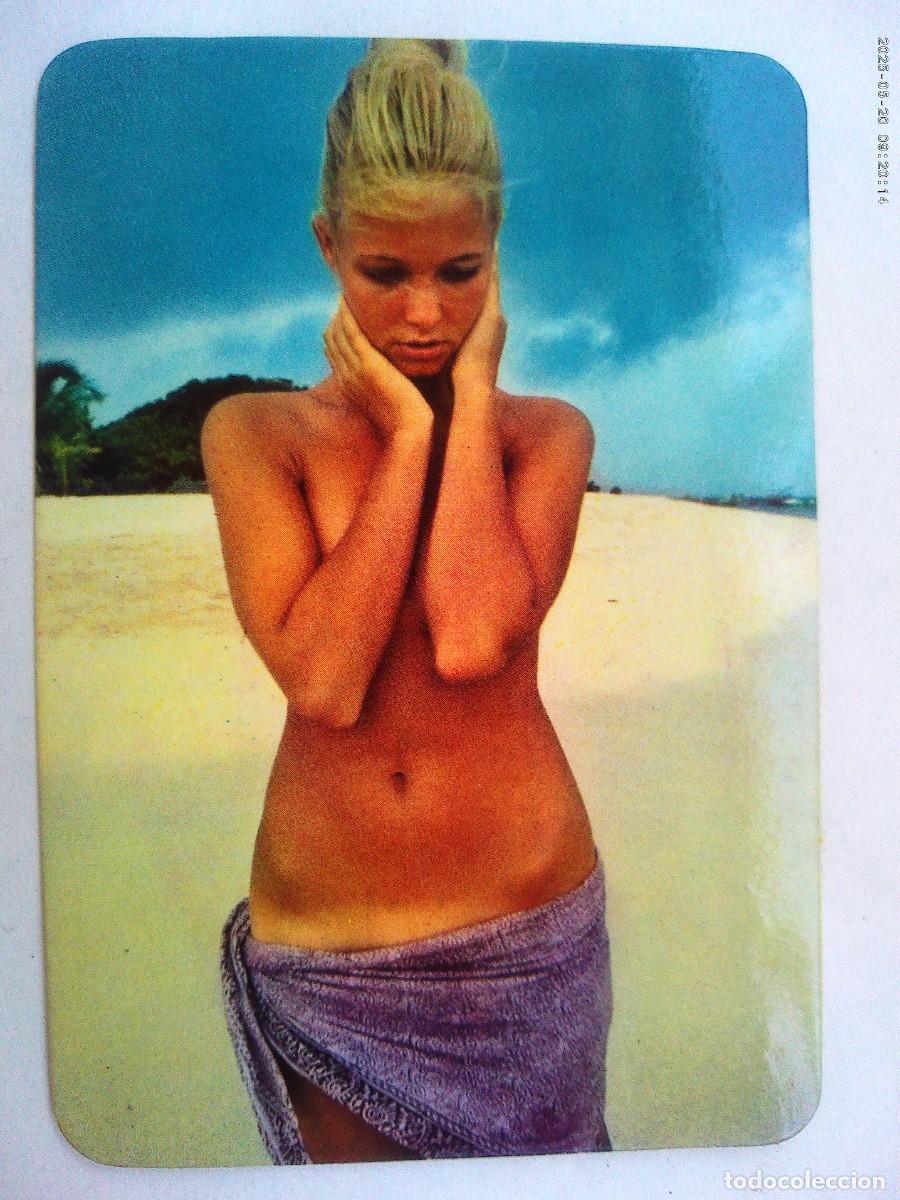 Collectables Calendars: CALENDARIO DE BOLSILLO DE 1974 CON CHICA . PUBLICIDAD ABARANAUTO , ABARAN ( MURCIA )