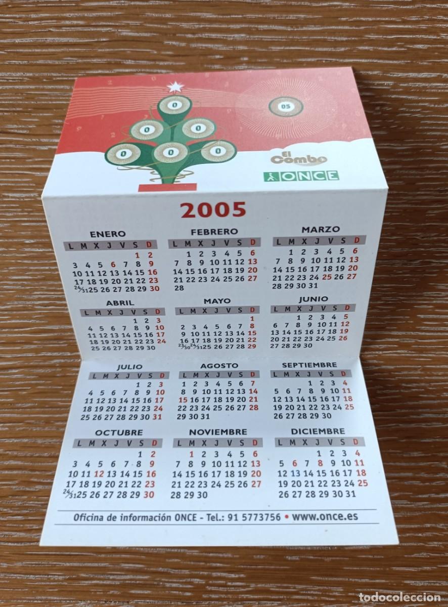 Coleccionismo Calendarios: CALENDARIO BOLSILLO - A&Ntilde;O 2005 2006 - ONCE O.N.C.E. - EN CASTELLANO - TR&Iacute;PTICO