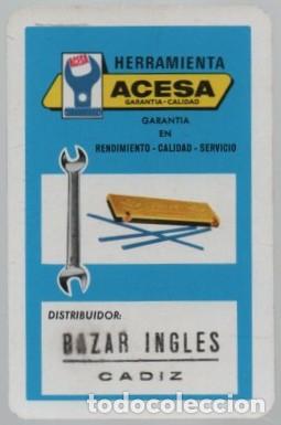 Coleccionismo Calendarios: CALENDARIO FOURNIER HERRAMIENTA ACESA A&Ntilde;O 1972 CAL-10922