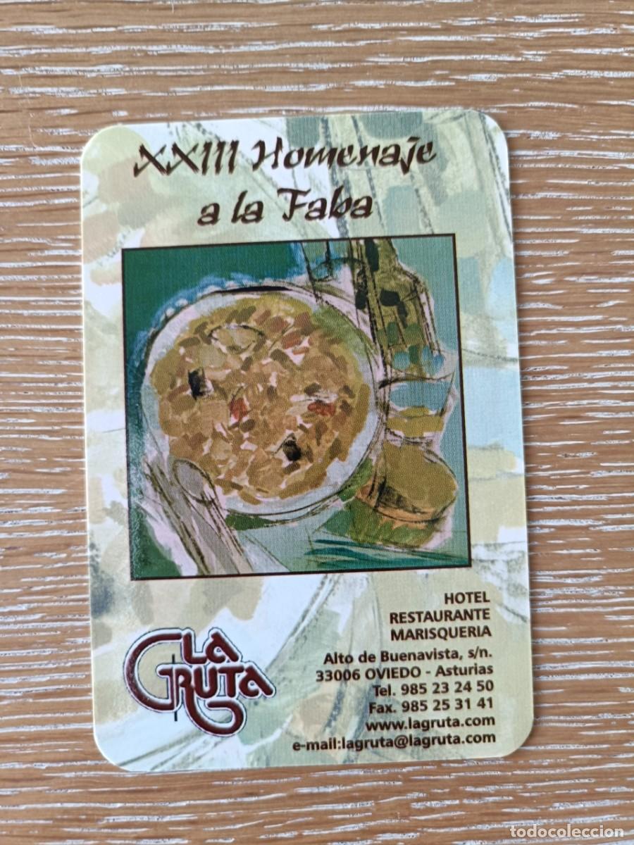 Coleccionismo Calendarios: CALENDARIO BOLSILLO - A&Ntilde;O 2005 - XXIII HOMENAJE A LA FABA - RESTAURANTE LA GRUTA