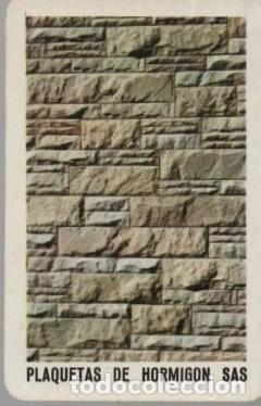 Coleccionismo Calendarios: CALENDARIO FOURNIER PLAQUETAS HORMIGON SA A&Ntilde;O 1964 CAL-10948