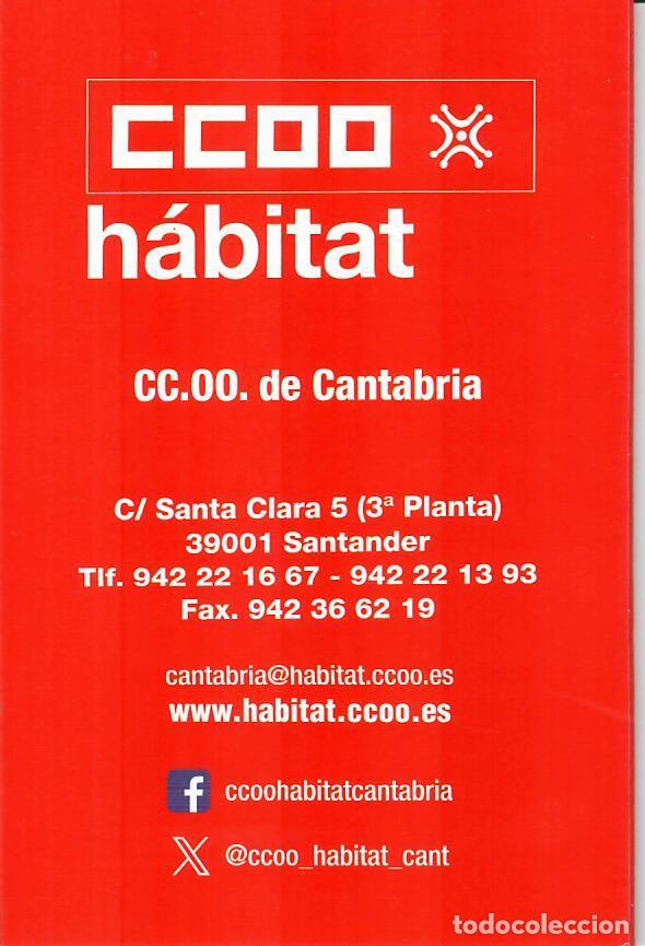 Coleccionismo Calendarios: CALENDARIO DE PUBLICIDAD TR&Iacute;PTICO - A&Ntilde;O 2026 - SINDICATO CCOO - CC.OO. - COMISIONES OBRERAS