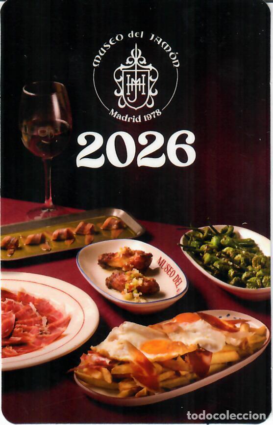 Coleccionismo Calendarios: CALENDARIO DE PUBLICIDAD - A&Ntilde;O 2026 - MUSEO DEL JAM&Oacute;N