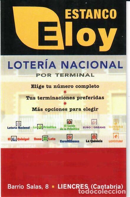 Coleccionismo Calendarios: CALENDARIO DE PUBLICIDAD - A&Ntilde;O 2026 - ESTANCO ELOY - LIENCRES