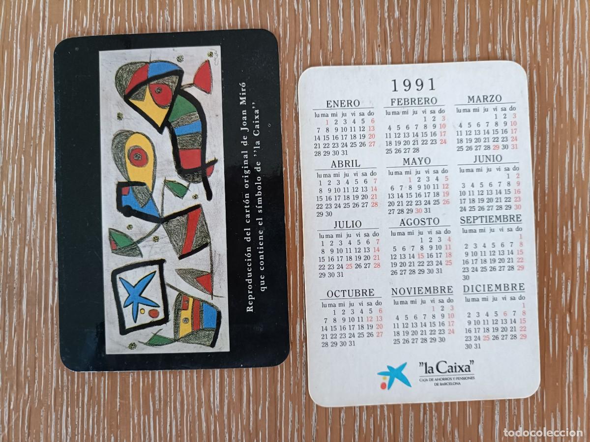 Coleccionismo Calendarios: VCK 4408 - CALENDARIO BOLSILLO - A&Ntilde;O 1991 - LA CAIXA CAJA PENSIONES - EN CASTELLANO - BANCO