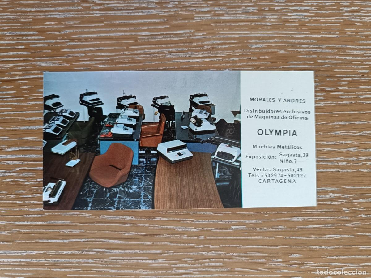 Coleccionismo Calendarios: VCK 4418 - CALENDARIO BOLSILLO - A&Ntilde;O 1971 - M&Aacute;QUINAS DE OFICINA OLYMPIA CARTAGENA MORALES Y ANDR&Eacute;S