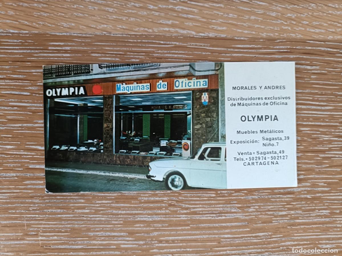 Coleccionismo Calendarios: VCK 4423 - CALENDARIO BOLSILLO - A&Ntilde;O 1972 - M&Aacute;QUINAS DE OFICINA OLYMPIA MORALES Y ANDR&Eacute;S - CARTAGENA