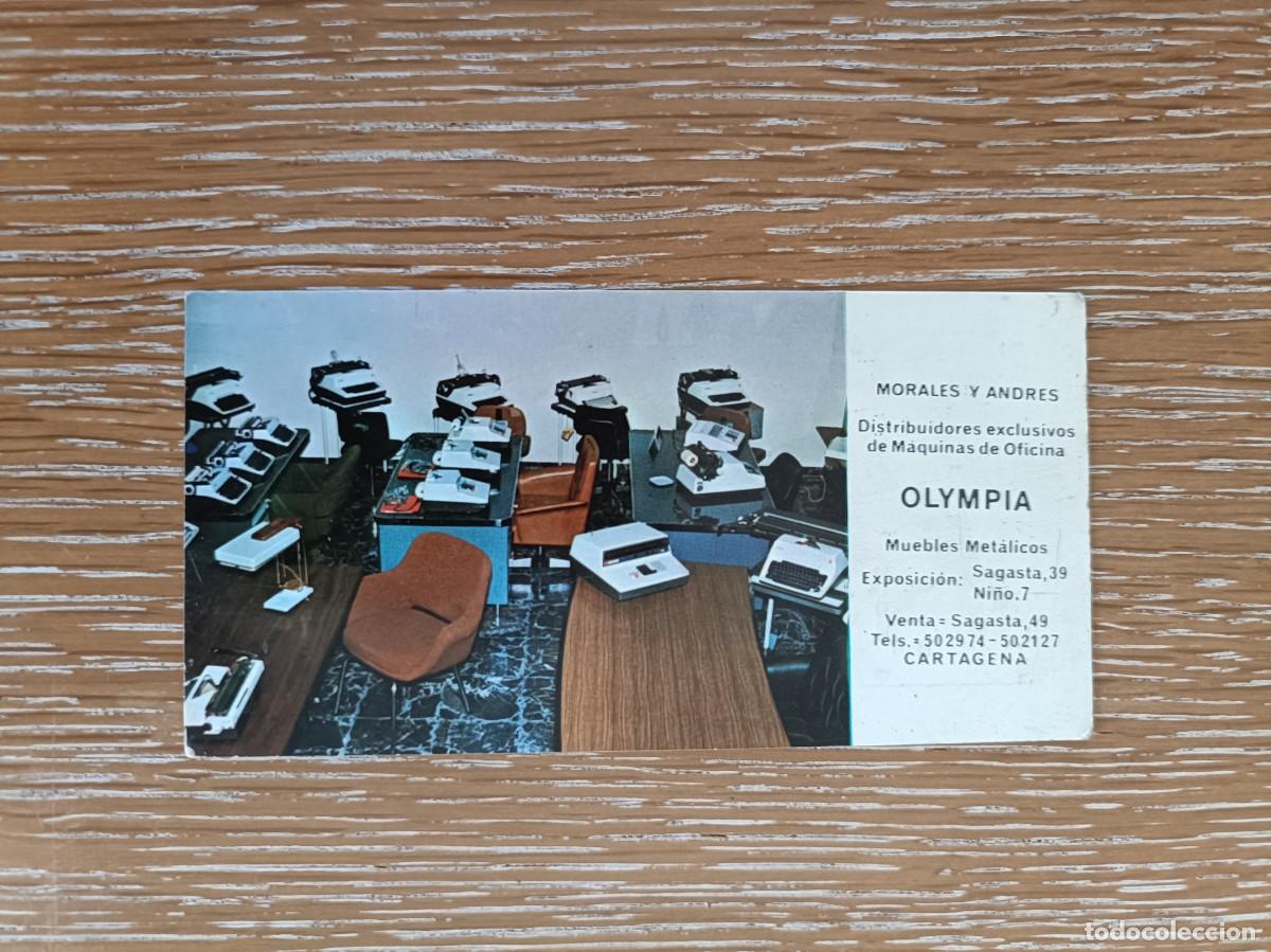 Coleccionismo Calendarios: VCK 4424 - CALENDARIO BOLSILLO - A&Ntilde;O 1972 M&Aacute;QUINAS DE OFICINA OLYMPIA MORALES Y ANDR&Eacute;S - CARTAGENA