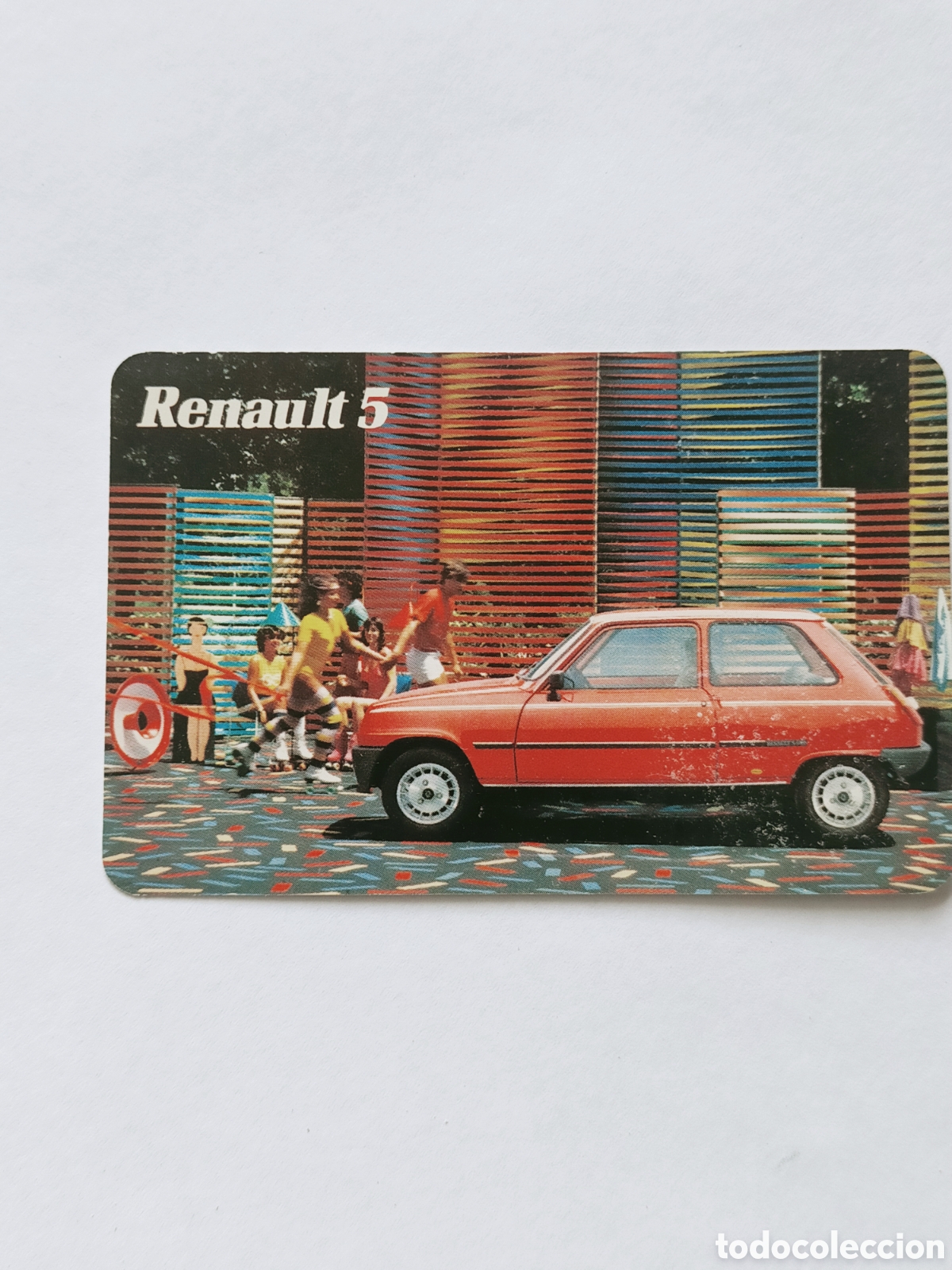Coleccionismo Calendarios: Calendario fournier 1983 Renault 5