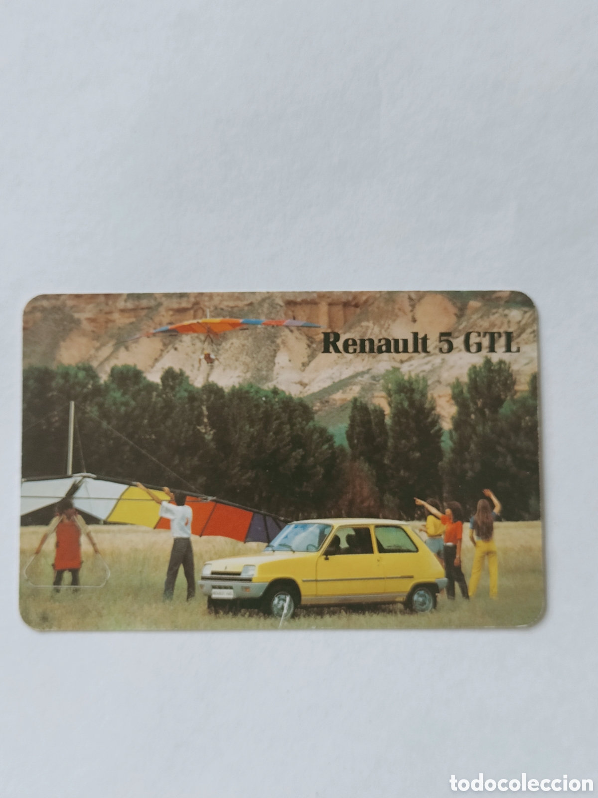 Coleccionismo Calendarios: Calendario fournier 1981 Renault 5 gtl