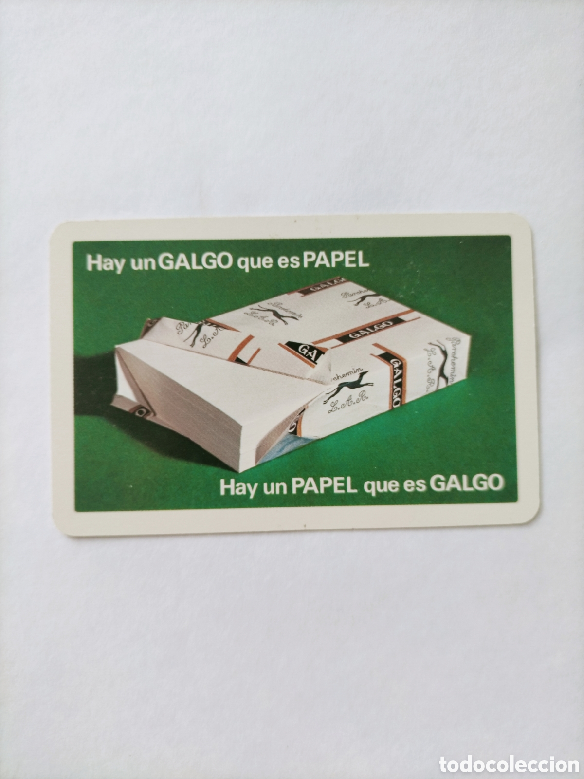 Coleccionismo Calendarios: Calendario fournier 1982 Galgo