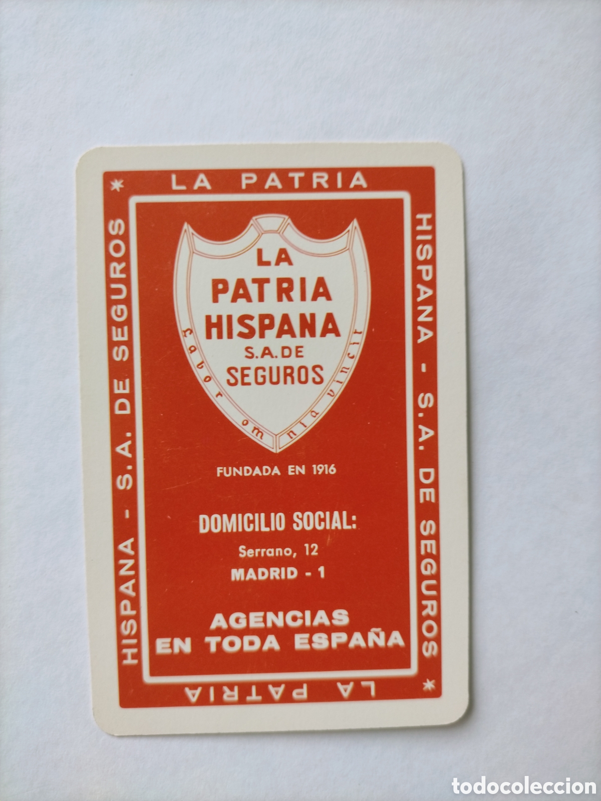 Coleccionismo Calendarios: Calendario fournier 1982 la Patria Hispana