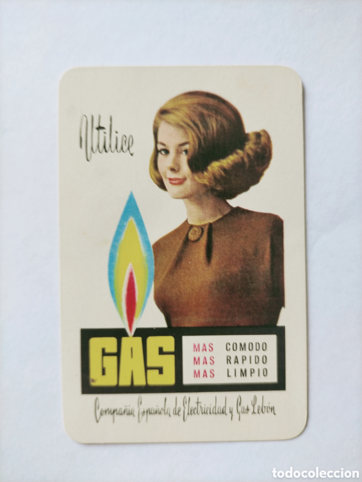 Coleccionismo Calendarios: Calendario fournier 1963 Gas Lebon