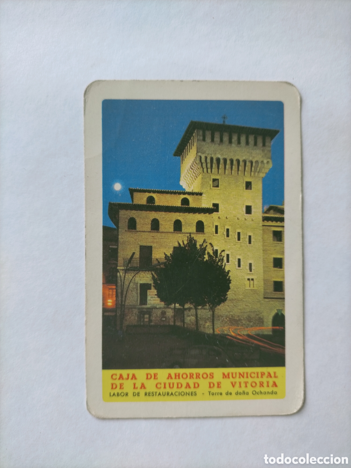 Coleccionismo Calendarios: Calendario fournier 1971 caja de ahorros de Vitoria