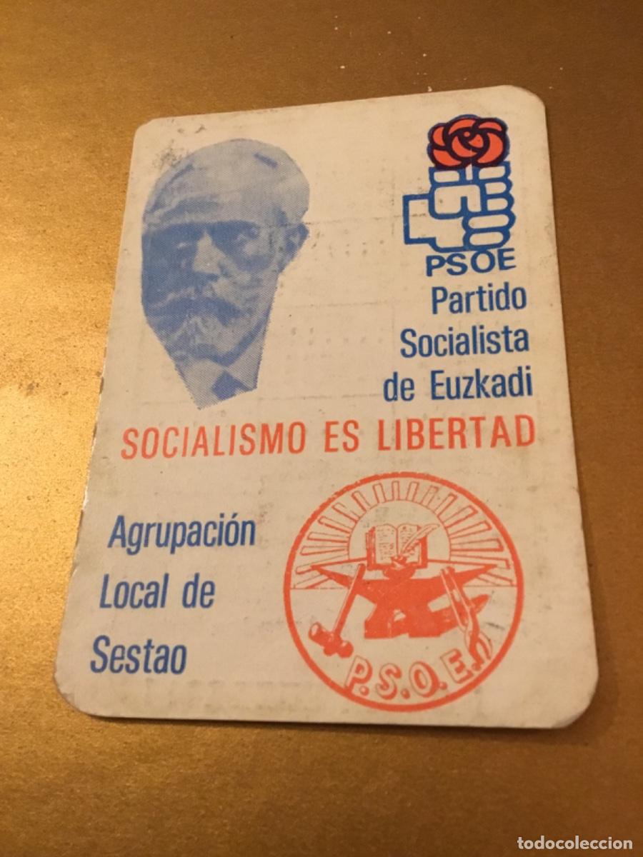 Coleccionismo Calendarios: CALENDARIO PSOE, agrupaci&oacute;n local de Sestao , muy dificil (tiene defectos mirar fotos)