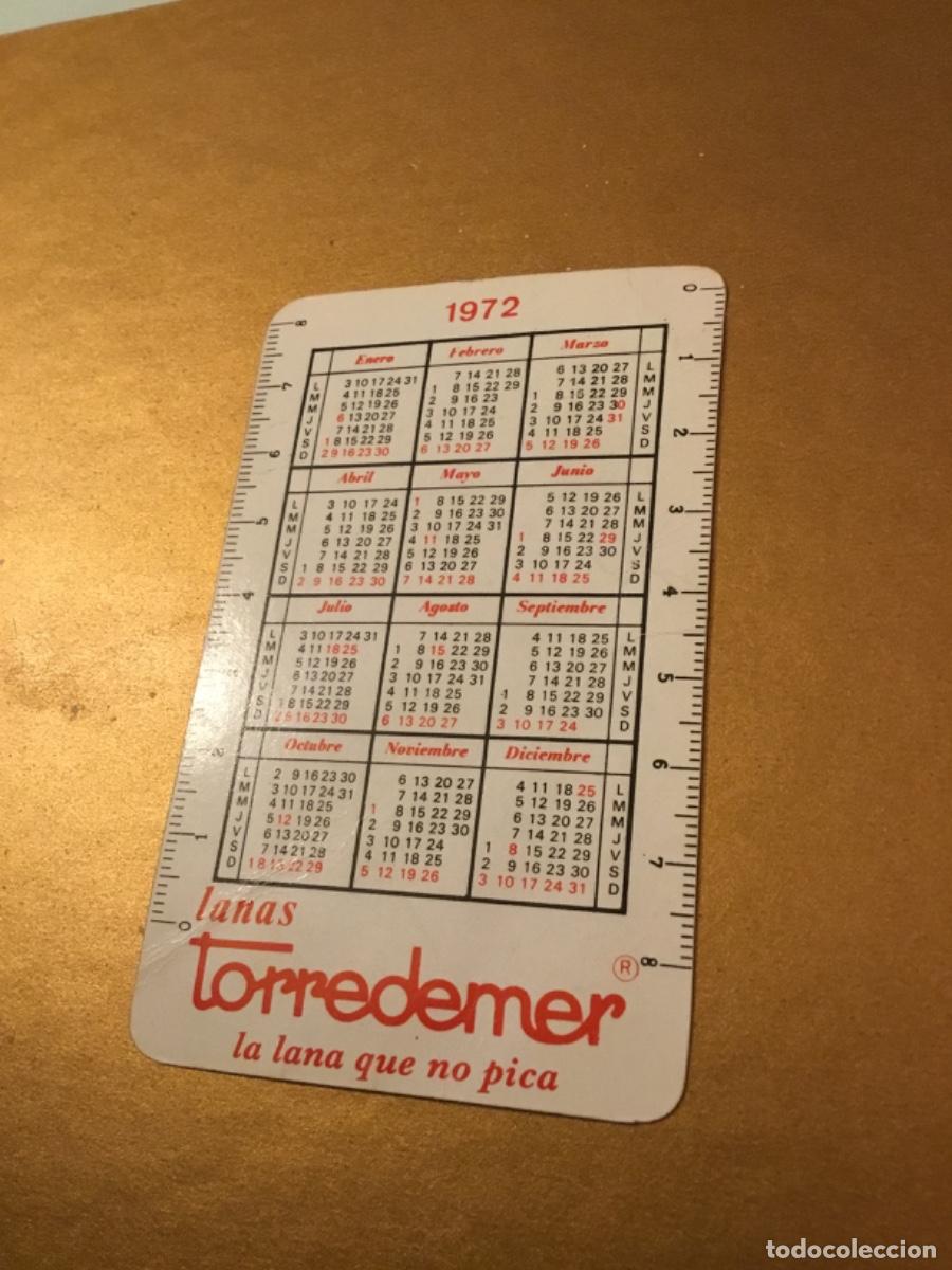Coleccionismo calendarios: CALENDARIO lanas, Torredemer, 1972 - Foto 2
