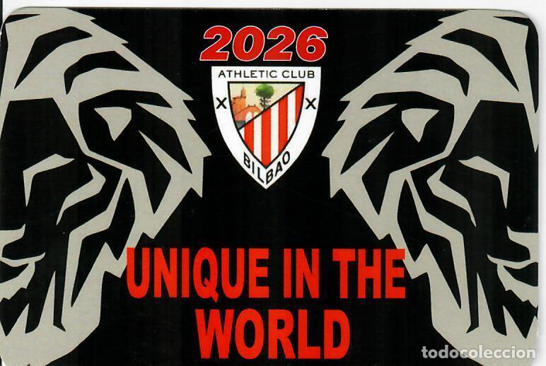 Coleccionismo Calendarios: CALENDARIO DE PUBLICIDAD F&Uacute;TBOL - A&Ntilde;O 2026 - ATHLETIC CLUB BILBAO