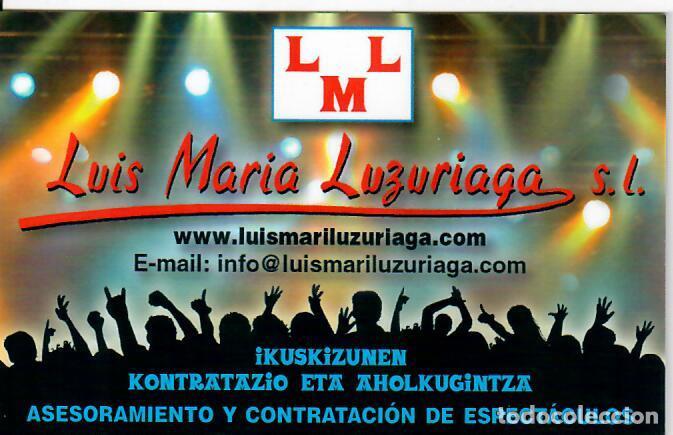 Coleccionismo Calendarios: CALENDARIO DE PUBLICIDAD - A&Ntilde;O 2026 - LUIS MAR&Iacute;A LUZURIAGA