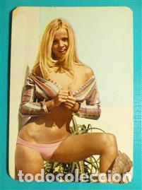 Coleccionismo Calendarios: Calendario er&oacute;tico Se&ntilde;oritas - Desnudo Chicas - GA BO-507 - A&ntilde;o 1975 - Con publicidad