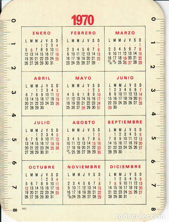 Coleccionismo Calendarios: CALENDARIO DE SERIE - A&Ntilde;O 1970 - 2.021