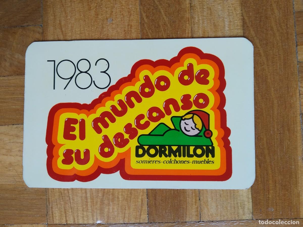 Coleccionismo Calendarios: CALENDARIO PUBLICITARIO DORMILON SOMIERES COLCHONES MUEBLES A&Ntilde;O 1983 VER FOTOS