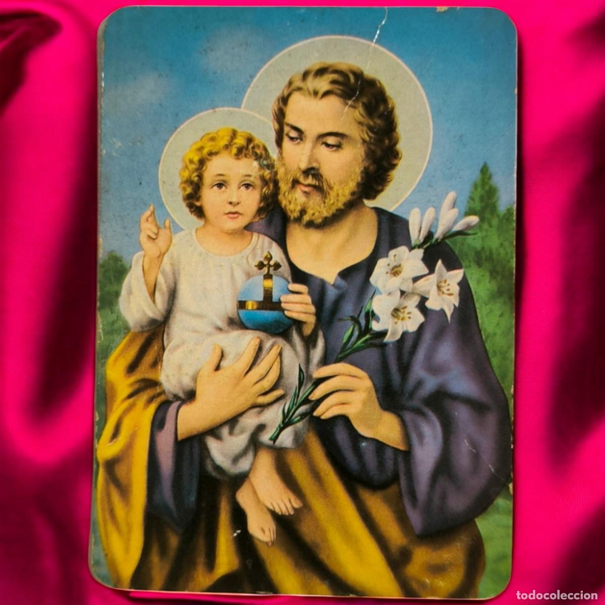 Coleccionismo Calendarios: Calendario Religioso A&ntilde;o 2000 &ndash; San Jos&eacute; con el Ni&ntilde;o Jes&uacute;s