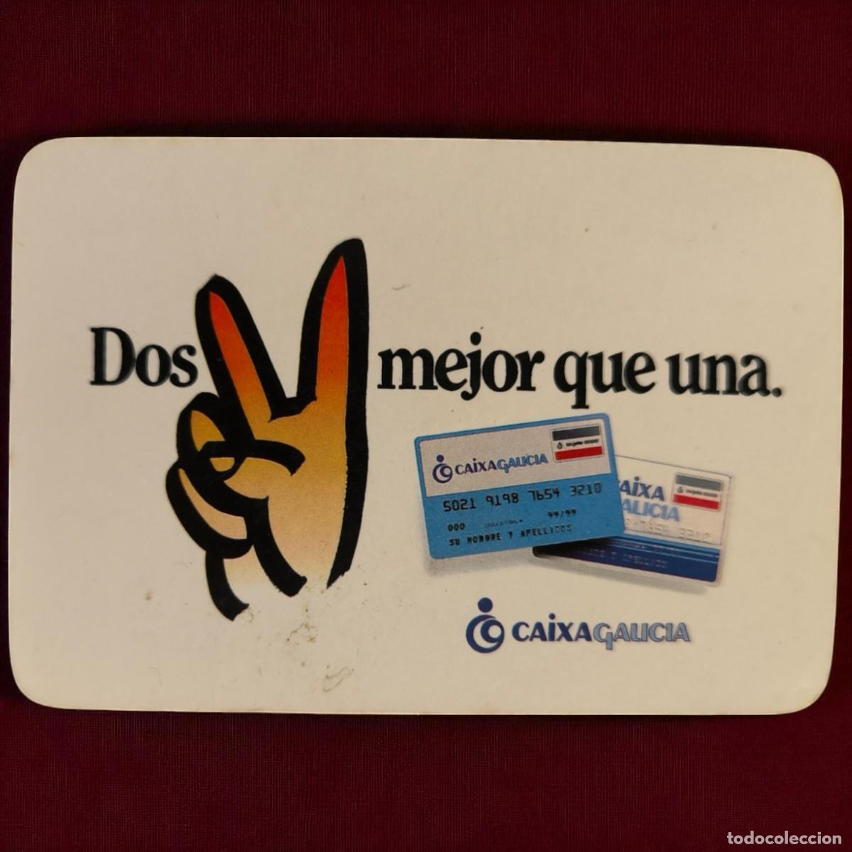 Coleccionismo Calendarios: Calendario De Bolsillo A&ntilde;o 1987 &ndash; Caixa Galicia &rdquo;Dos Mejor Que Una&rdquo; Publicidad Retro De Banca