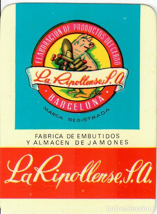 Coleccionismo Calendarios: CALENDARIO DE PUBLICIDAD - A&Ntilde;O 1970 - EMBUTIDOS LA RIPOLLENSE