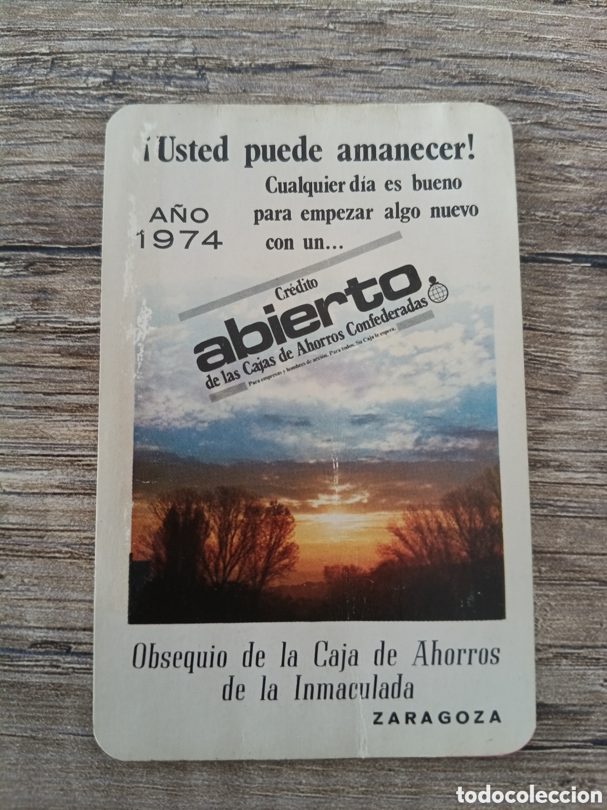 Coleccionismo Calendarios: CALENDARIO FOURNIER A&Ntilde;O 1971 OBSEQUIO DE LA CAJA DE AHORROS DE LA INMACULADA