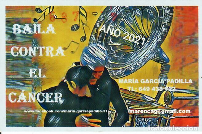Coleccionismo Calendarios: CALENDARIO DE PUBLICIDAD - A&Ntilde;O 2021 - BAILA CONTRA EL C&Aacute;NCER