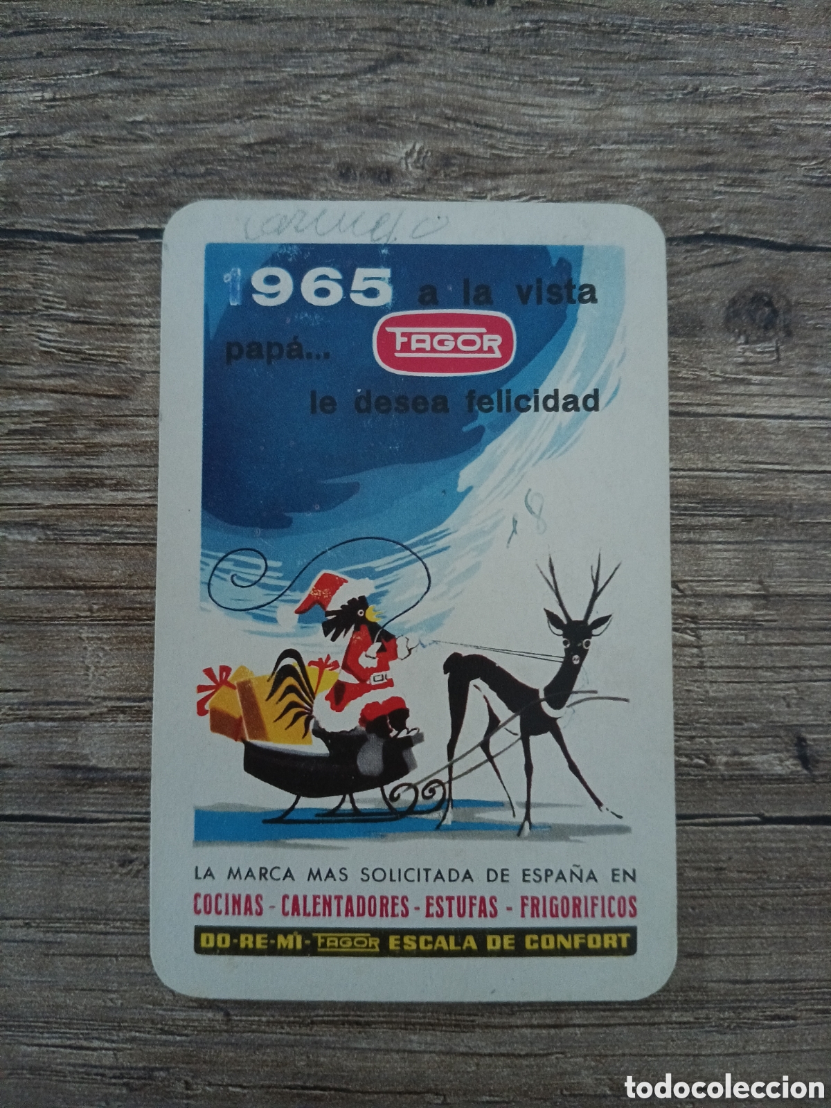 Coleccionismo Calendarios: CALENDARIO FOURNIER A&Ntilde;O 1965 FAGOR