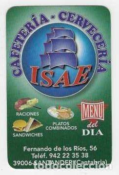 Coleccionismo Calendarios: CALENDARIO DE BOLSILLO A&Ntilde;O 2006 CAFETER&Iacute;A - CERVECER&Iacute;A ISAE - SANTANDER - VER FOTO REVERSO
