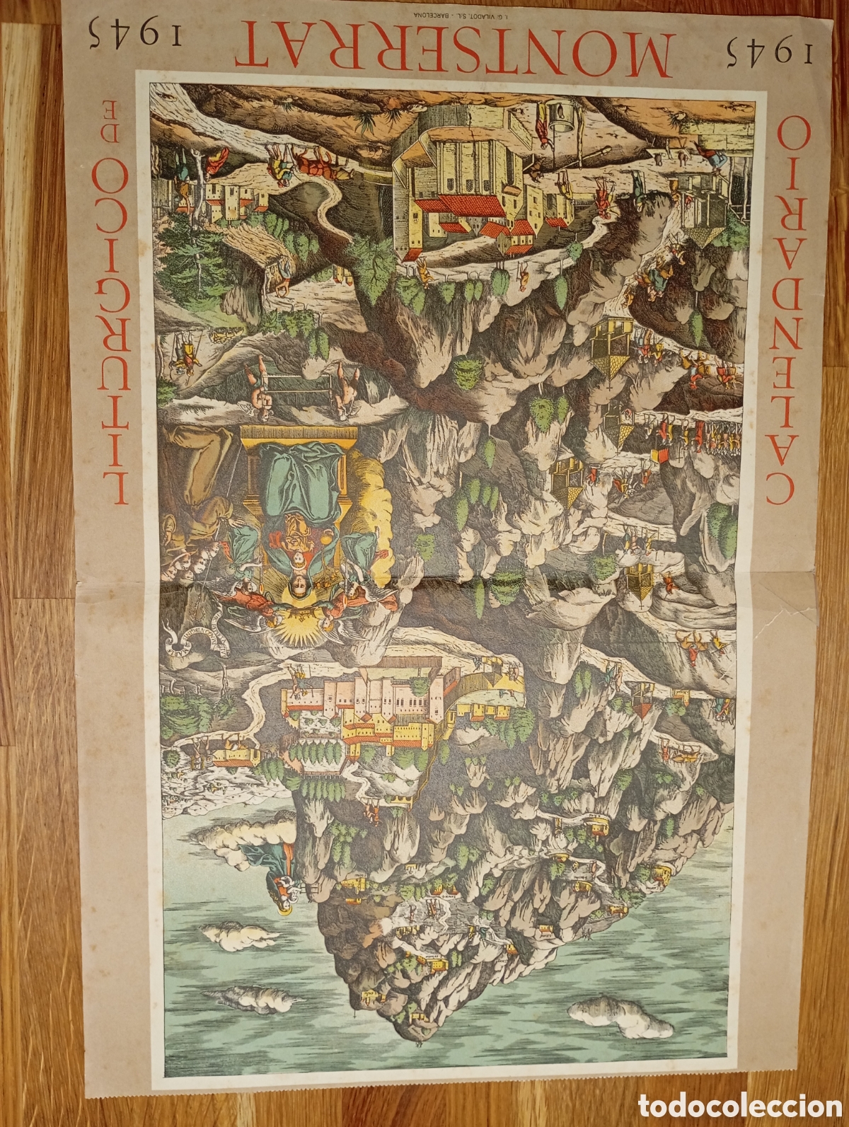 Coleccionismo Calendarios: Portada de Calendario Lit&uacute;rgico 1945