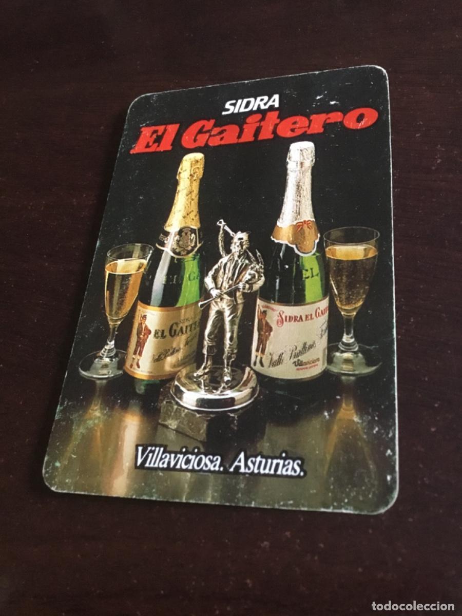 Coleccionismo Calendarios: CALENDARIO FOURNIER Sidra el gaitero 1989 , tiene restos de adhesivo en la parte trasera