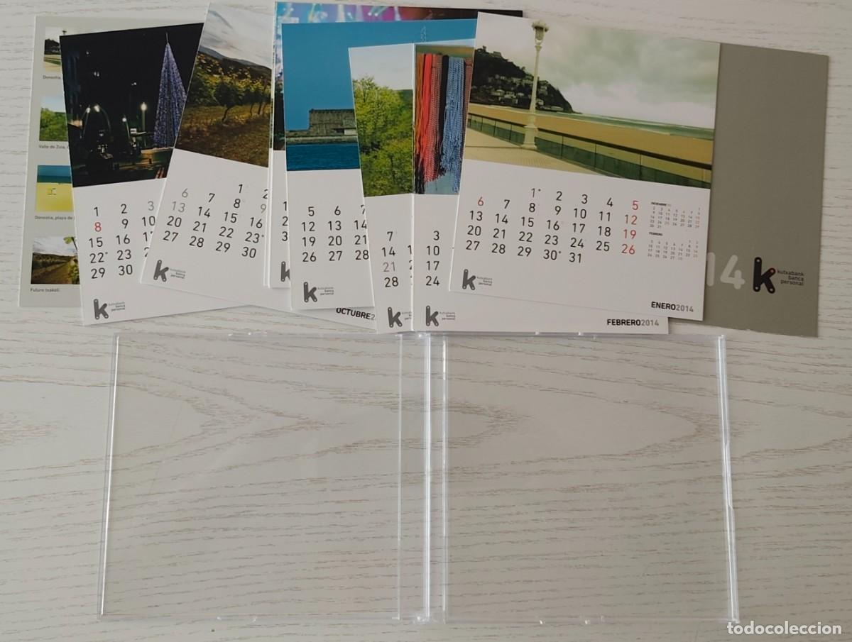 Coleccionismo Calendarios: CALENDARIO A&Ntilde;O 2014 KUTXABANK &middot; DONOSTIA / VISTA DESDE ABADI&Ntilde;O / VALLE DE ZUIA / BOCANA PUERTO BILBO