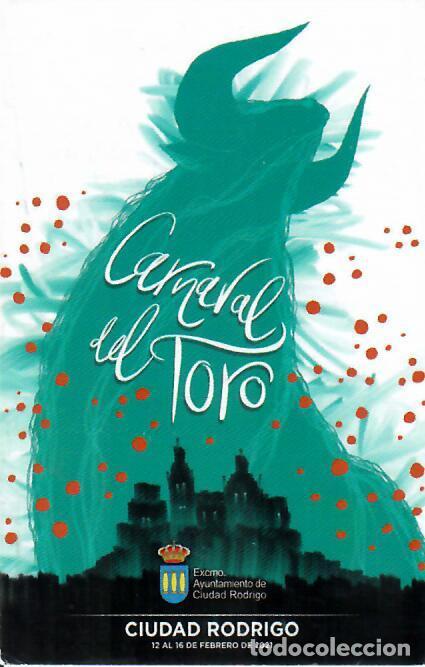 Coleccionismo Calendarios: CALENDARIO DE PUBLICIDAD - A&Ntilde;O 2021 - CARNAVAL DEL TORO DE CIUDAD RODRIGO