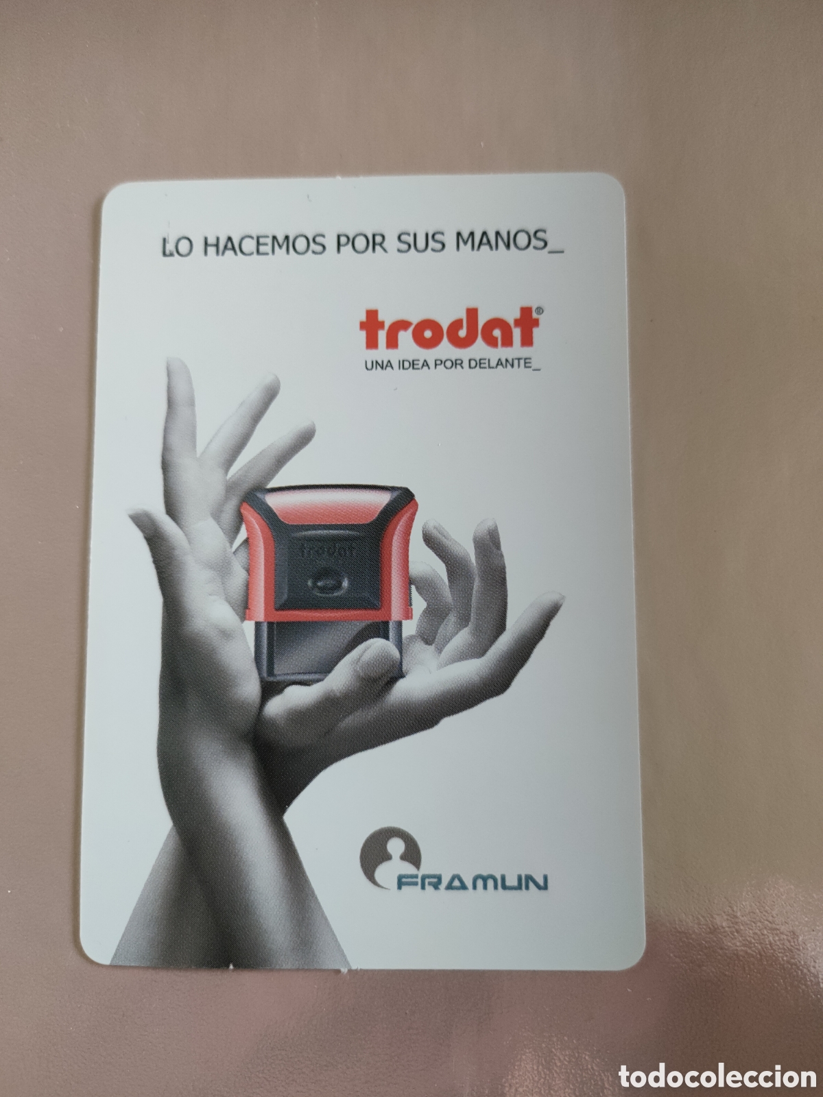 Coleccionismo Calendarios: Calendario Trodat 2004 con publicidad ellos de caucho Serfon Pamplona