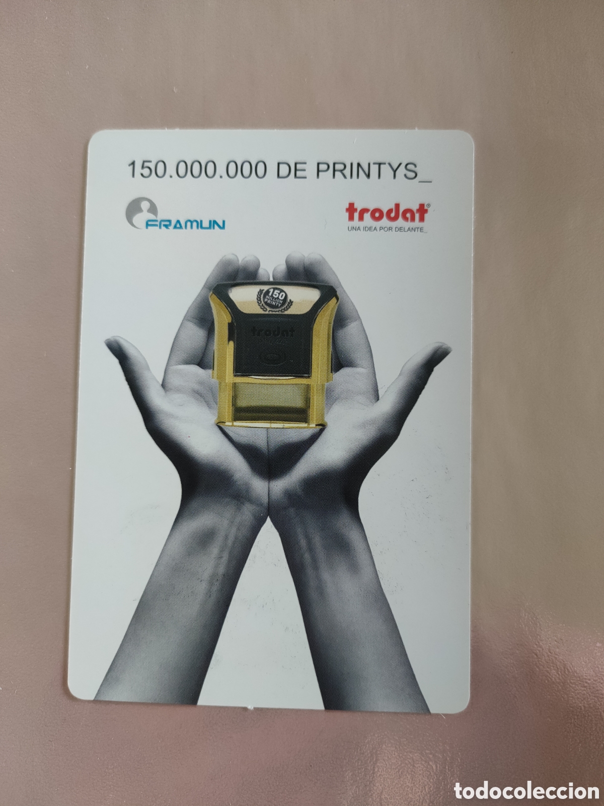 Coleccionismo Calendarios: Calendario Trodat 2005 con publicidad de M.Elizburu Pamplona