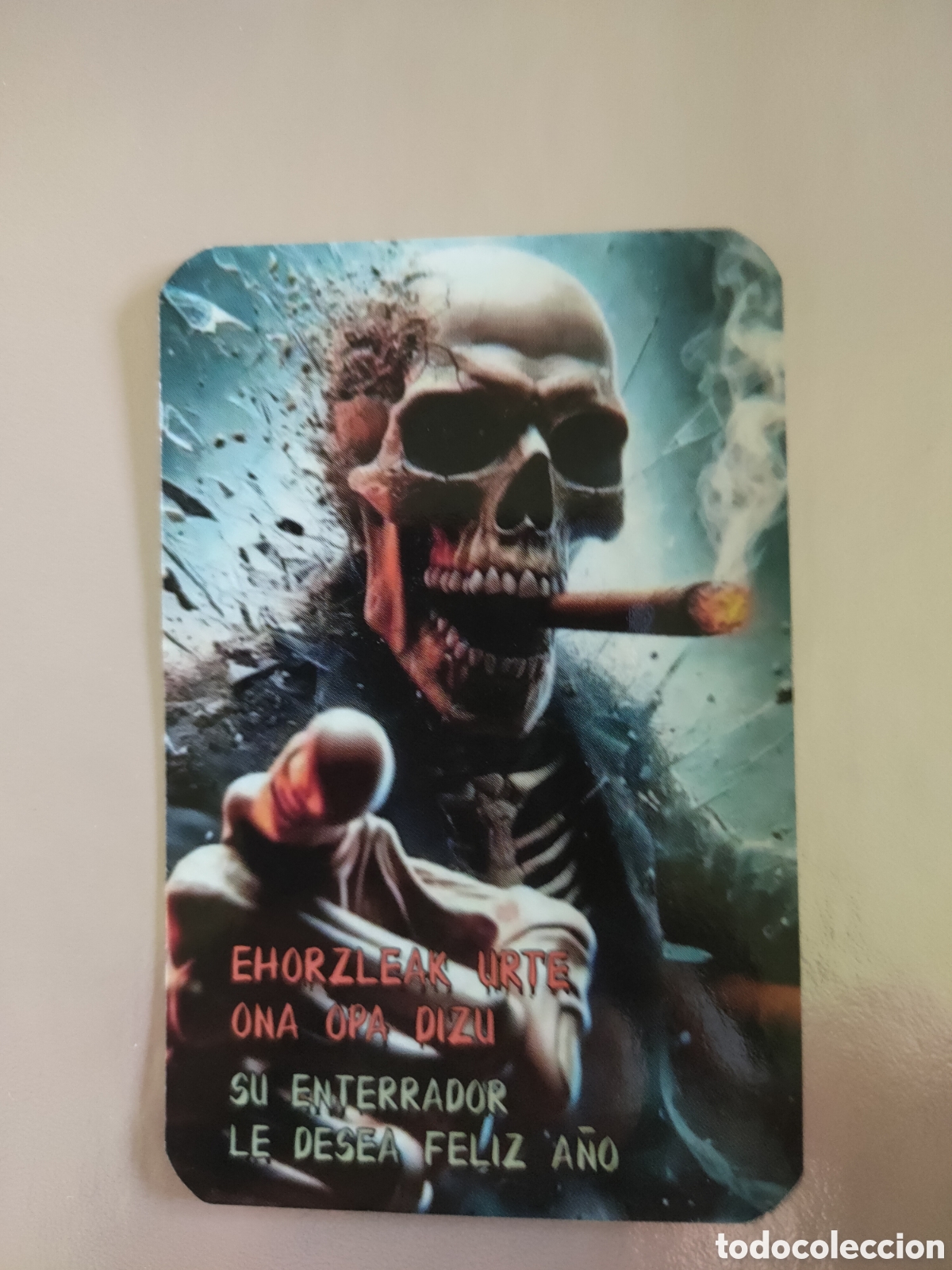Coleccionismo Calendarios: Calendario de bolsillo 2026. Su enterrador le desea Feliz A&ntilde;o