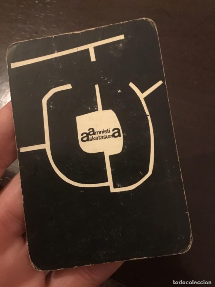 Coleccionismo Calendarios: AMNISTIA ASKATASUNA. CALENDARIO POL&Iacute;TICO VASCO DE 1977. AMNISTIA OROKORRA PRESOAK KALERA.