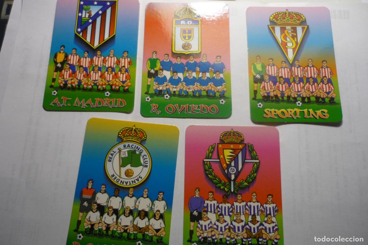 Coleccionismo Calendarios: lote calendarios futbol dif equipos 2001